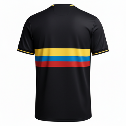 Camiseta Oficial Colombia 100 Años Negra