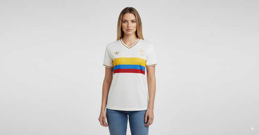 Camiseta Oficial Colombia 100 años Mujer