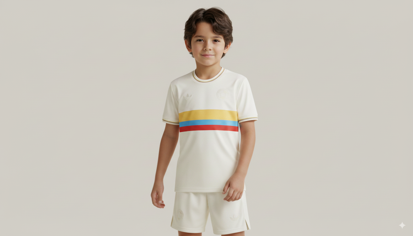 Camisetas Colombia niño 100años
